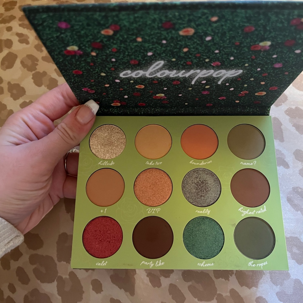Discontinued Colourpop On the List palette